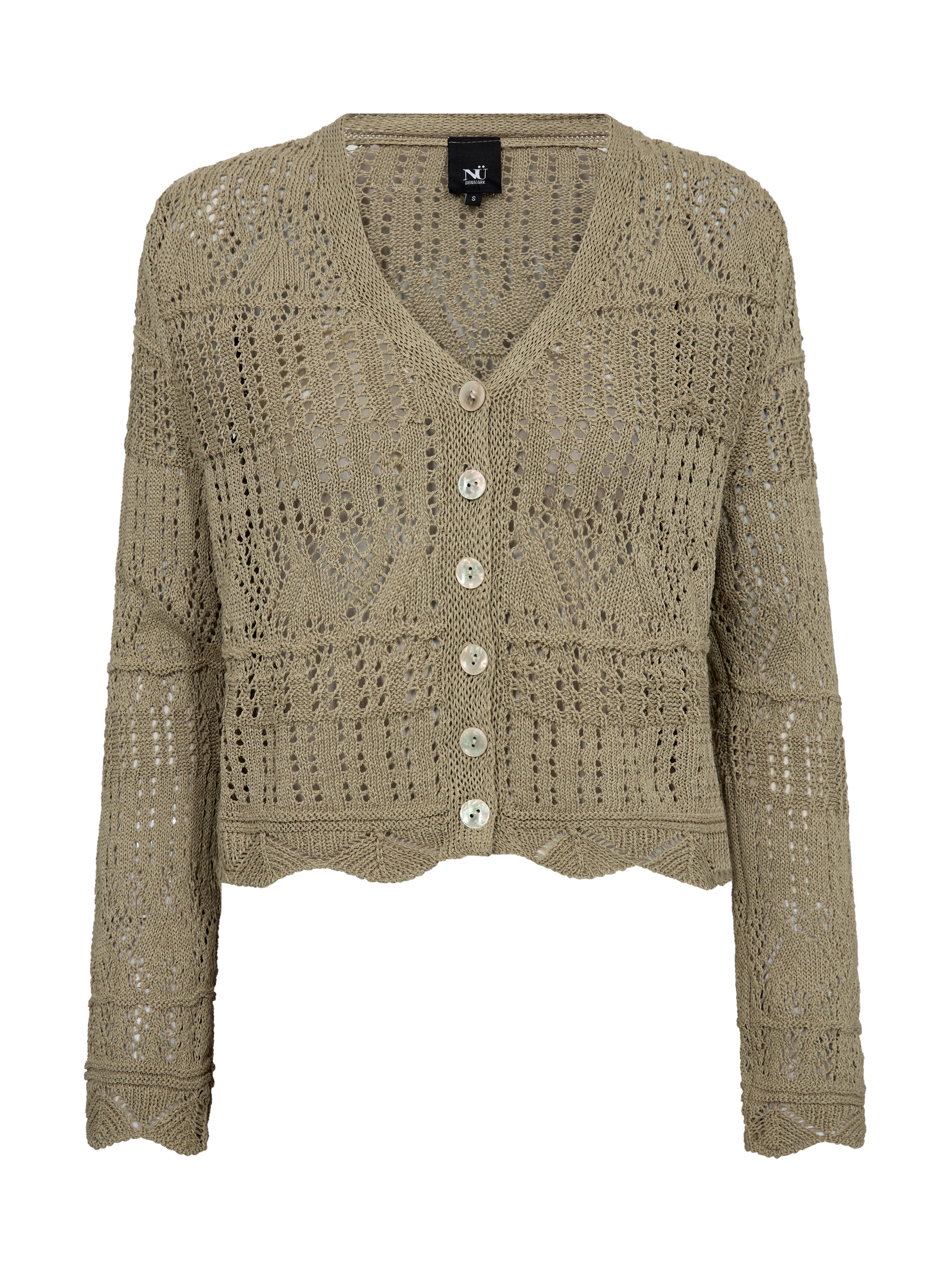 NÜ AIDA strikkegenser Cardigans 393 Army