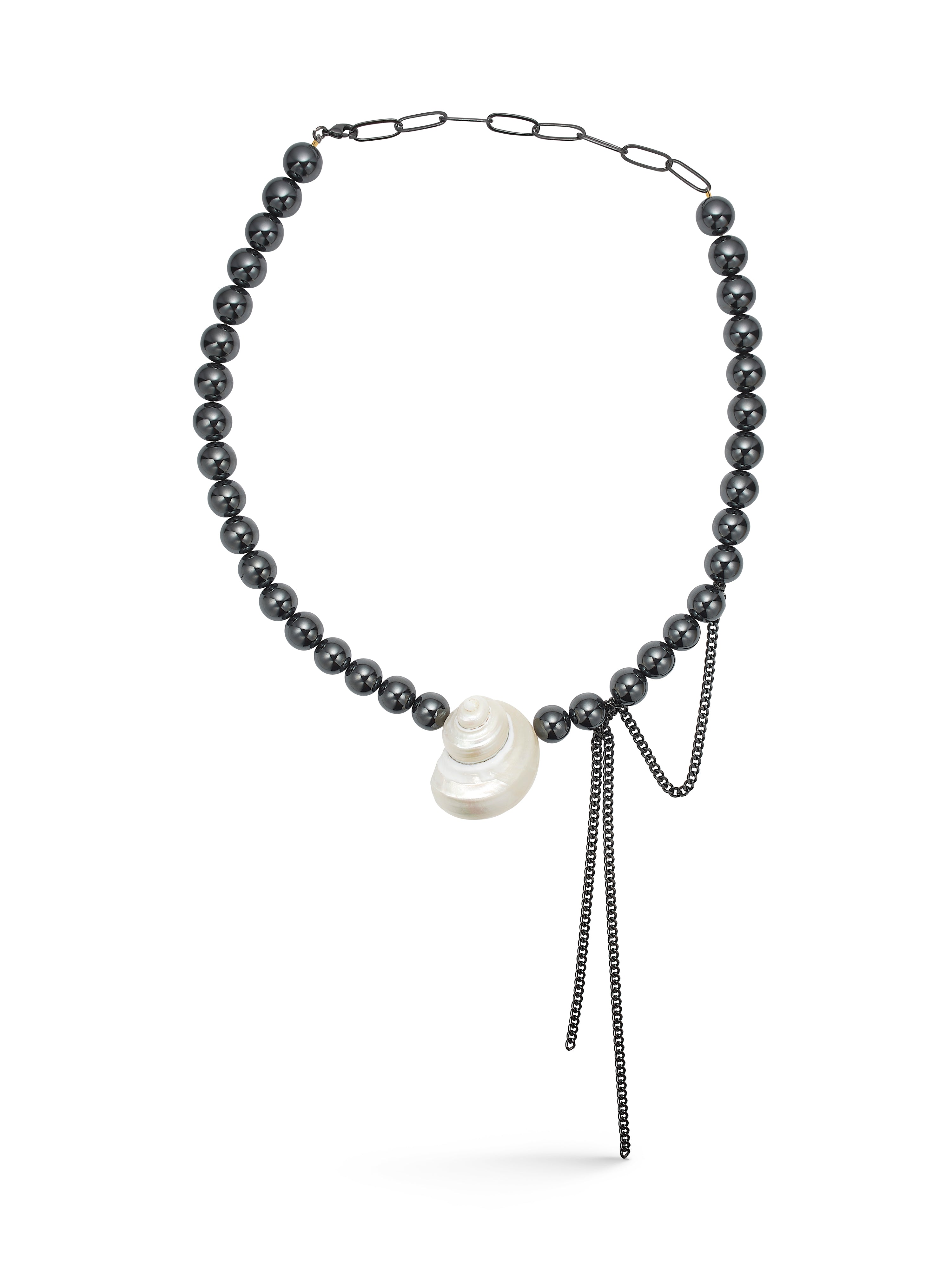 NÜ Cave nr. 9 Halskjeddet Jewellery Svart