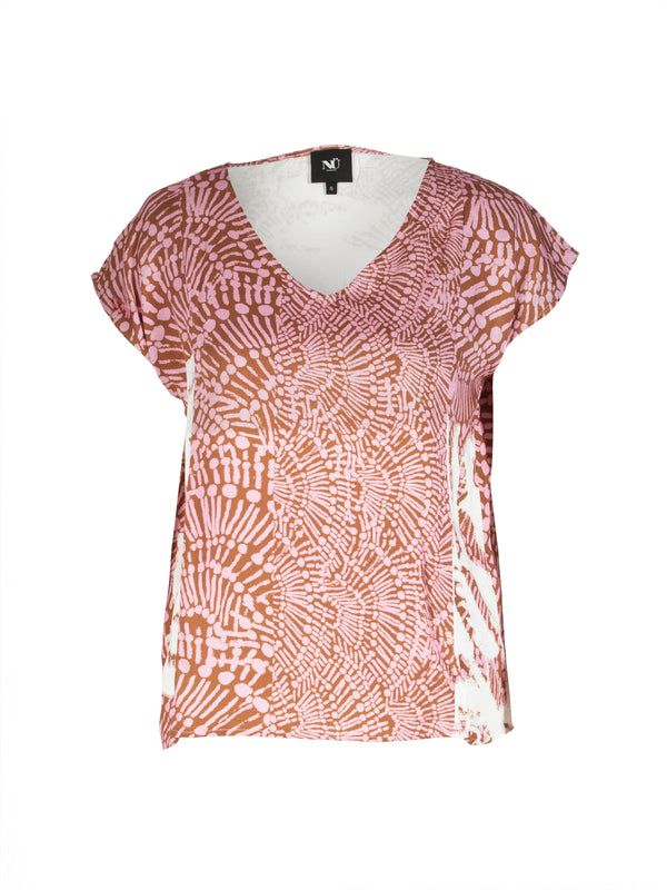 NÜ UBINE T-skjorte Bluser 635 Pink mix