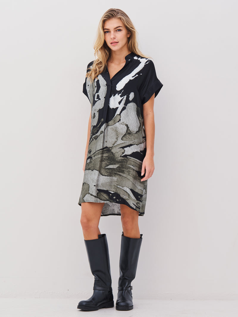 NÜ ABBI tunika Kjoler 393 Army Mix