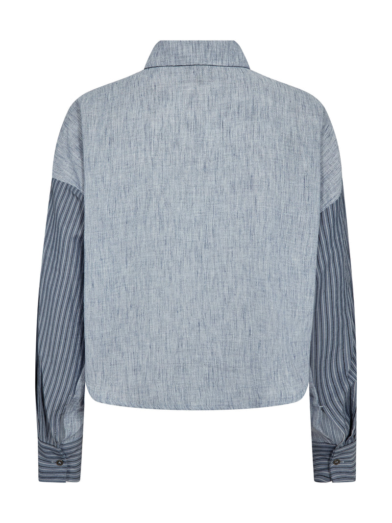 NÜ ABIRA skjorte Skjorter 402 Blue mix