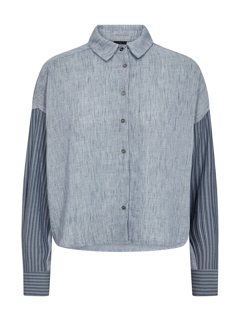 NÜ ABIRA skjorte Skjorter 402 Blue mix