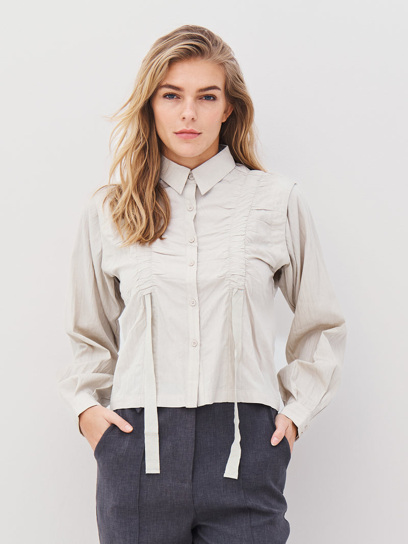 NÜ ADELIA skjorte Skjorter 112 Bone