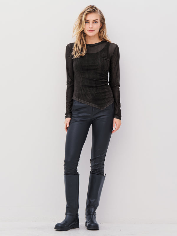 NÜ AGNA bluse Bluser 000 Solid black