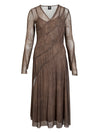 NÜ AGNA kjole Kjoler 289 Brown Mix