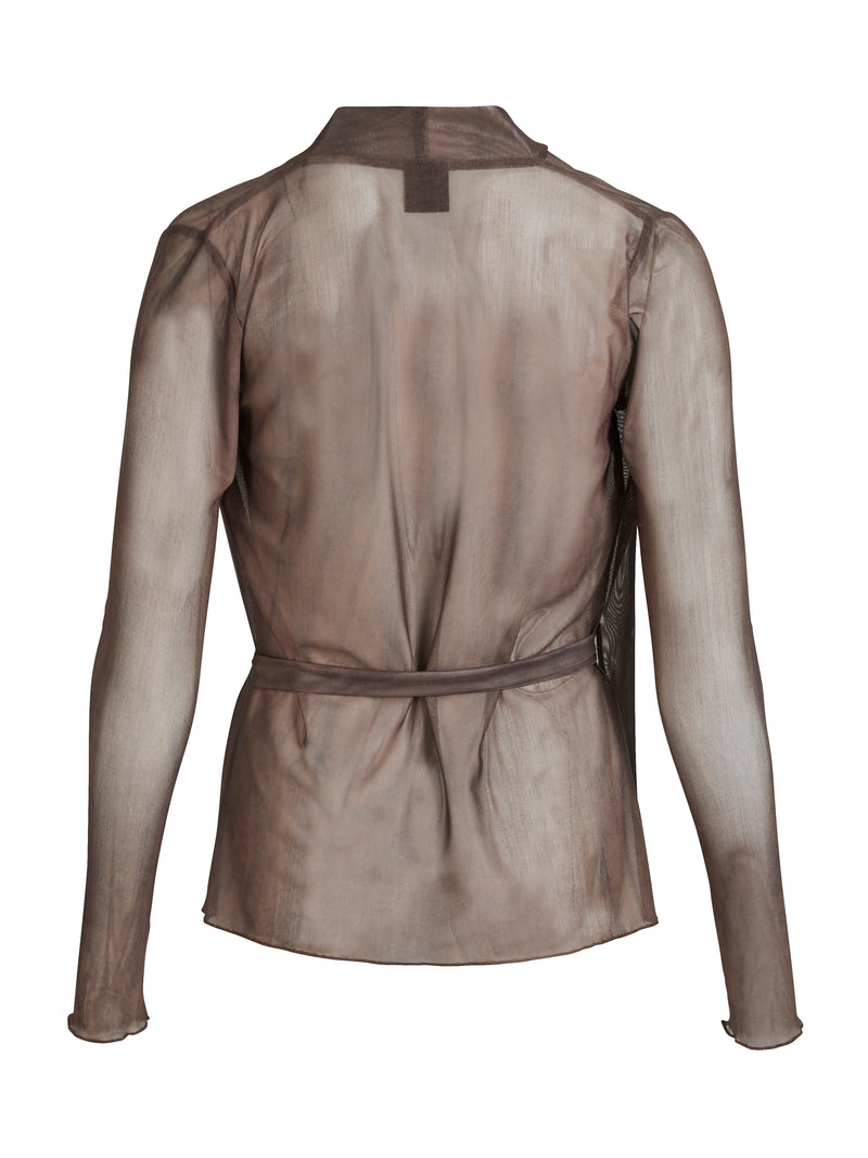 NÜ AGNA omslagsbluse Bluser 289 Brown Mix