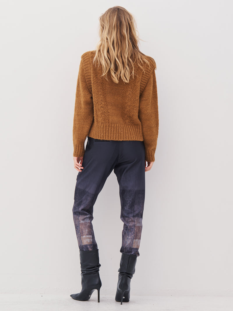 NÜ AGNES strikkebluse Bluser 220 Camel