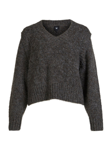 NÜ AGNES strikkebluse Bluser 289 Brown