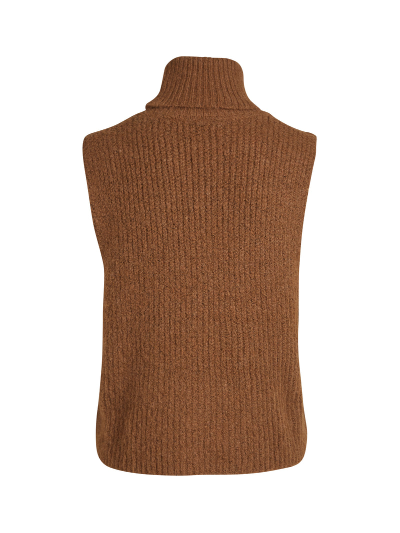 NÜ AGNES strikkevest Veste 220 Camel