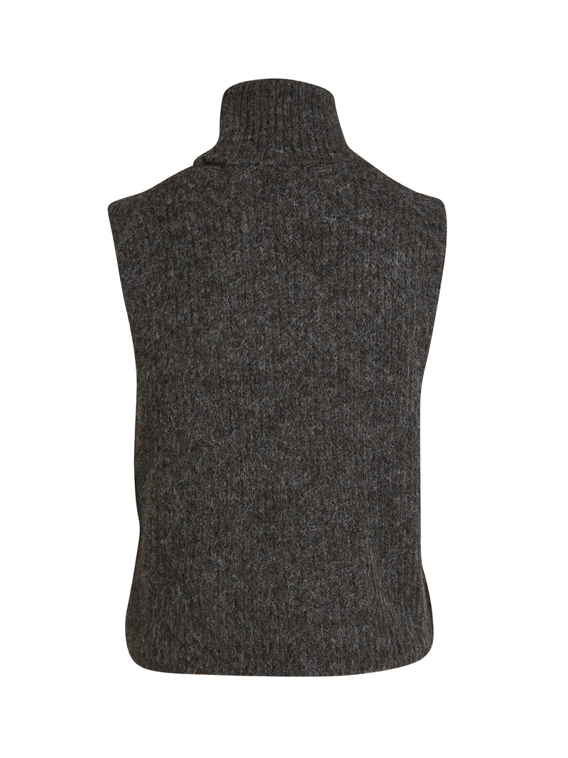 NÜ AGNES strikkevest Veste 289 Brown