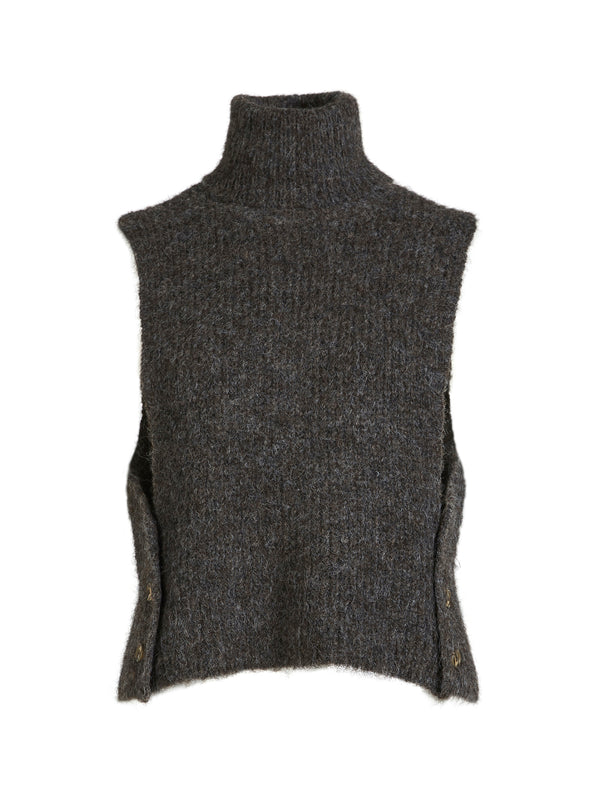 NÜ AGNES strikkevest Veste 289 Brown