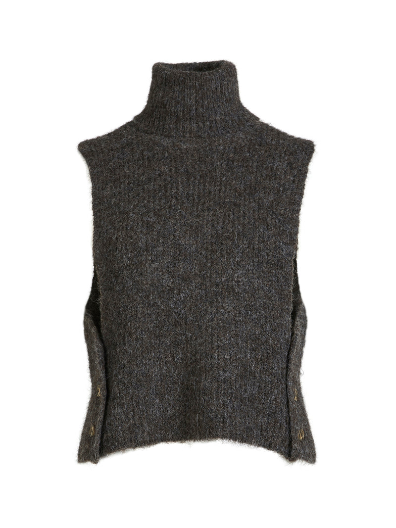 NÜ AGNES strikkevest Veste 289 Brown