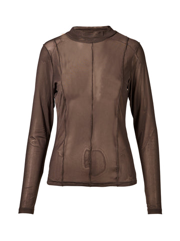 NÜ AGNETA blouse Topper og t-skjorter 289 Brown Mix