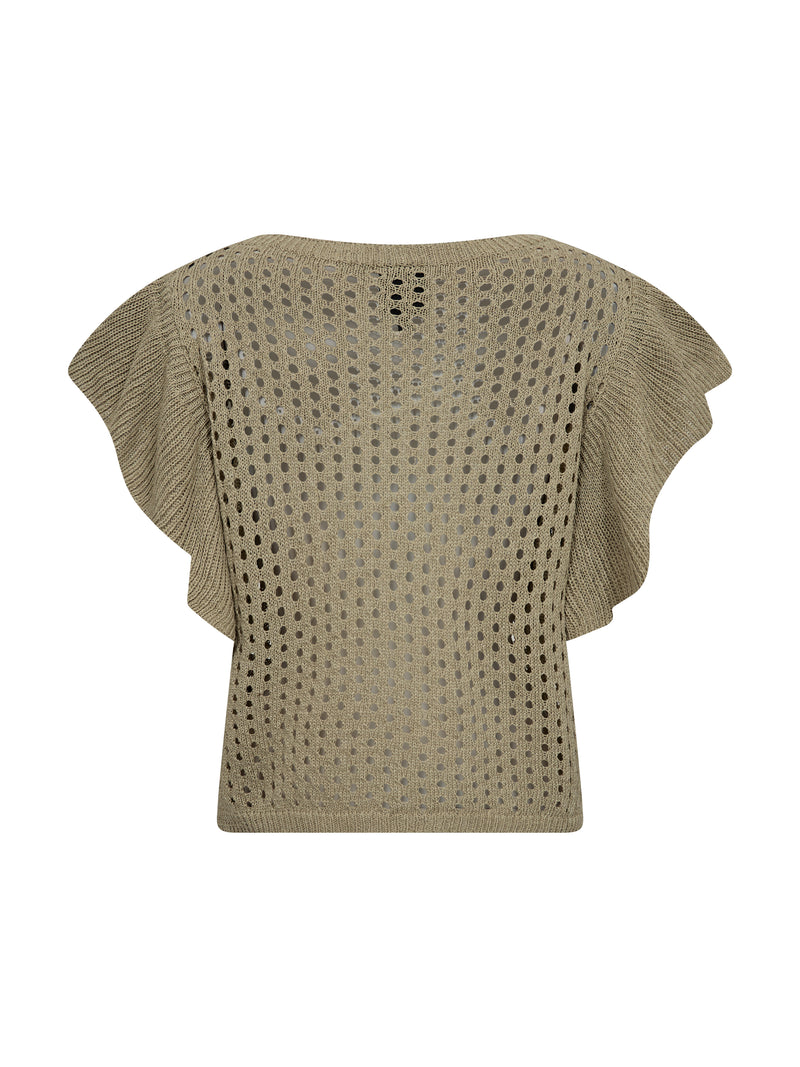 NÜ AIDA strikkebluse Bluser 393 Army