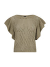 NÜ AIDA strikkebluse Bluser 393 Army