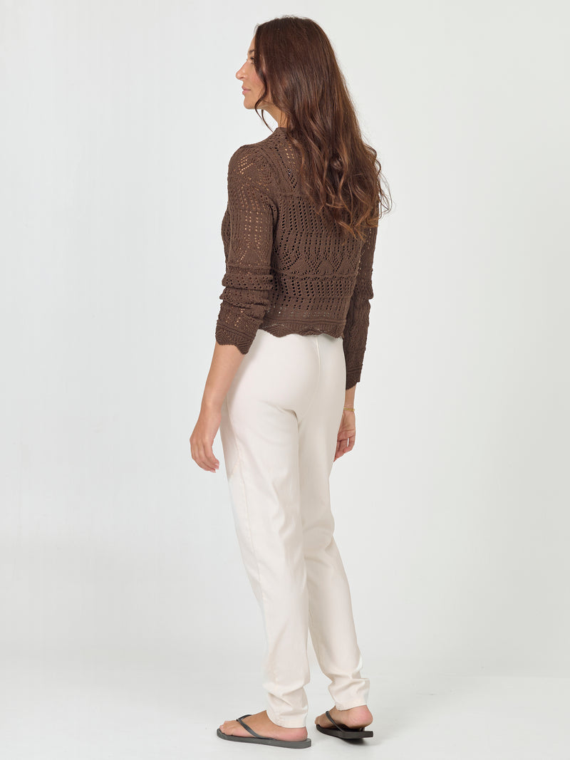 NÜ AIDA strikkegenser Cardigans 224 Dark Brown