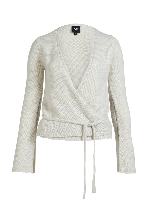 NÜ ALEXA strikkebluse Bluser 112 Bone