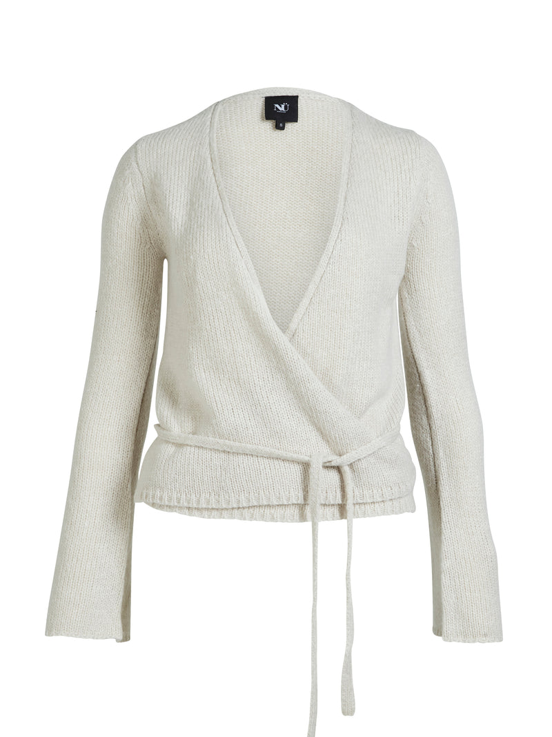 NÜ ALEXA strikkebluse Bluser 112 Bone