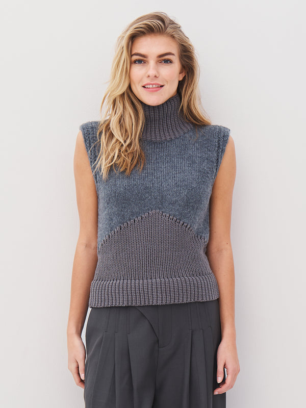 NÜ ALEXA strikket topp Topper og t-skjorter 901 Grey