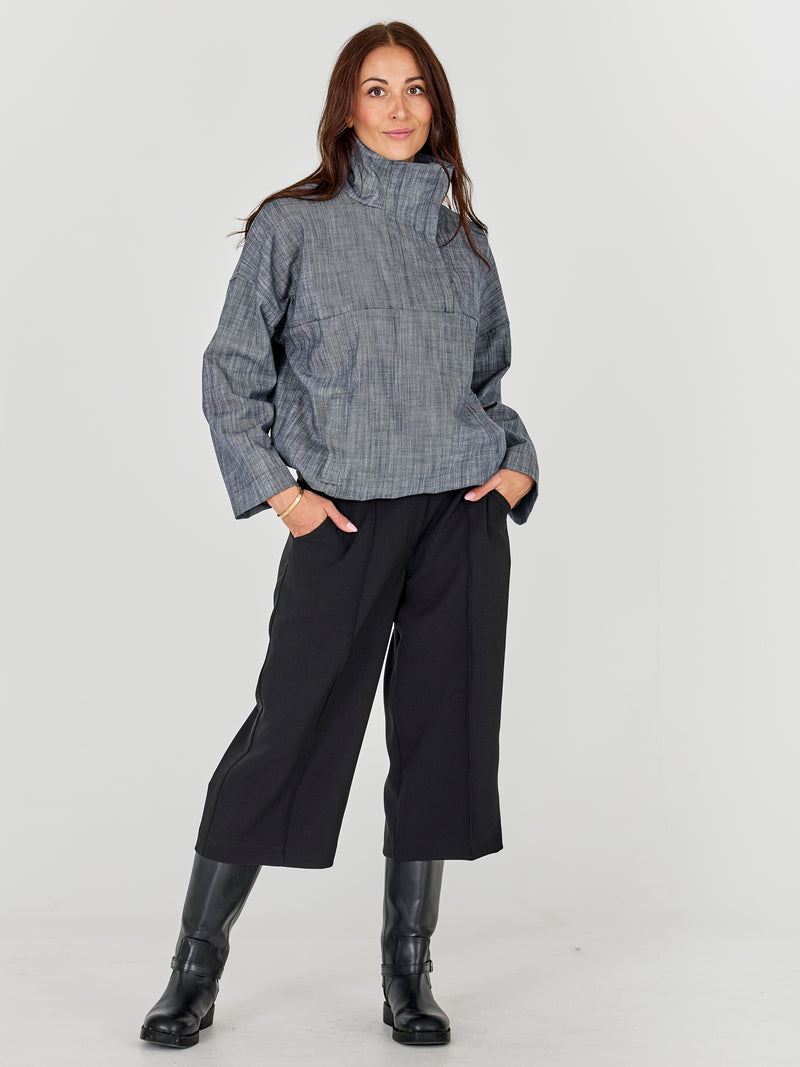 NÜ ALINA Culotte Bukser Trousers Svart