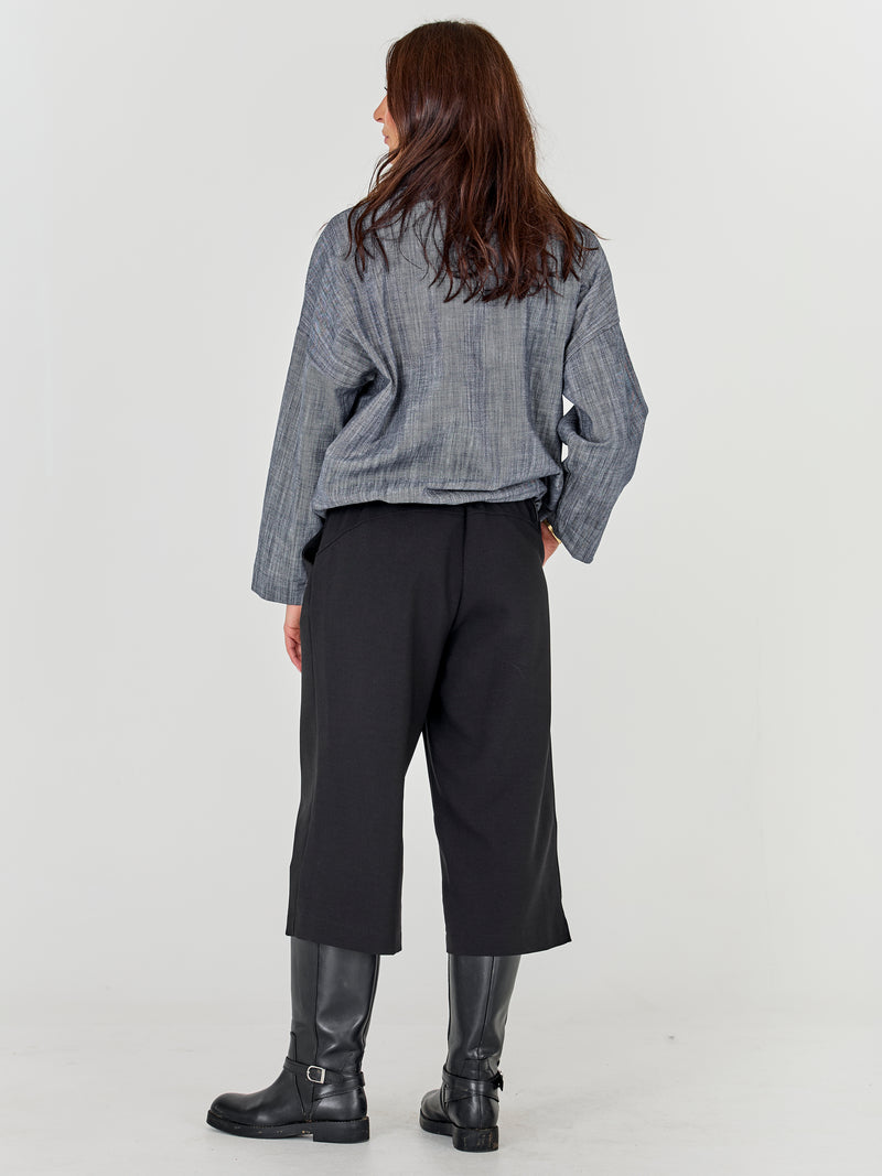 NÜ ALINA Culotte Bukser Trousers Svart