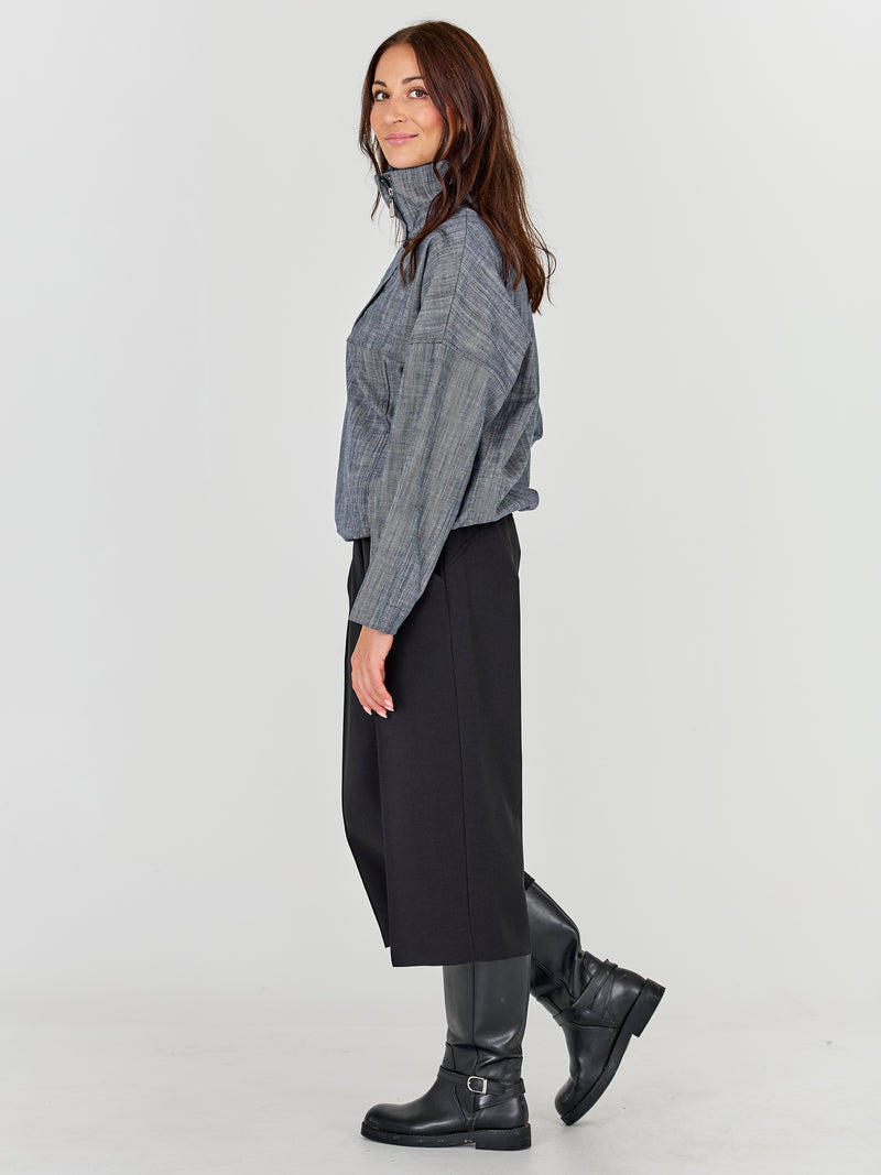 NÜ ALINA Culotte Bukser Trousers Svart