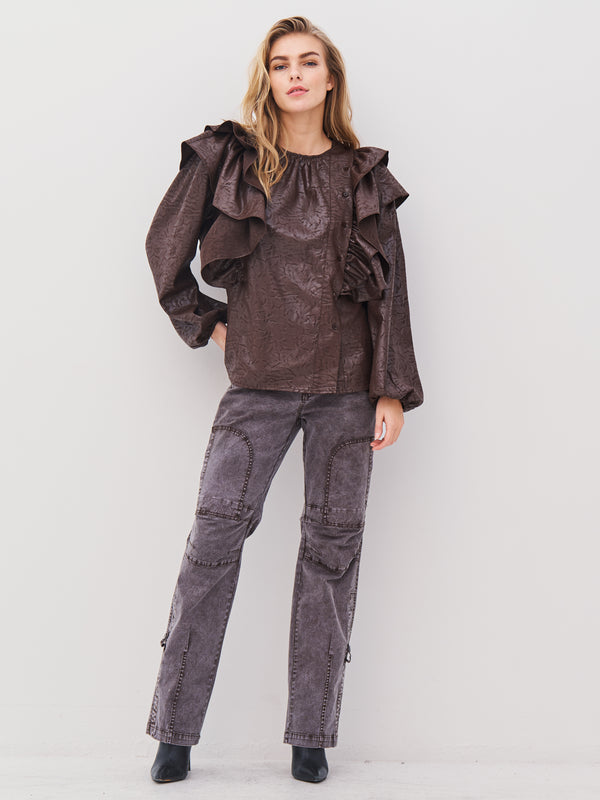 NÜ AMY bukser Bukser 289 Brown Mix