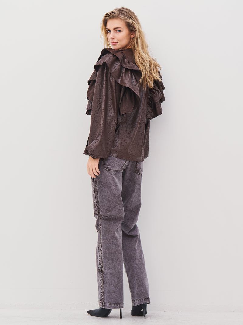 NÜ AMY bukser Bukser 289 Brown Mix