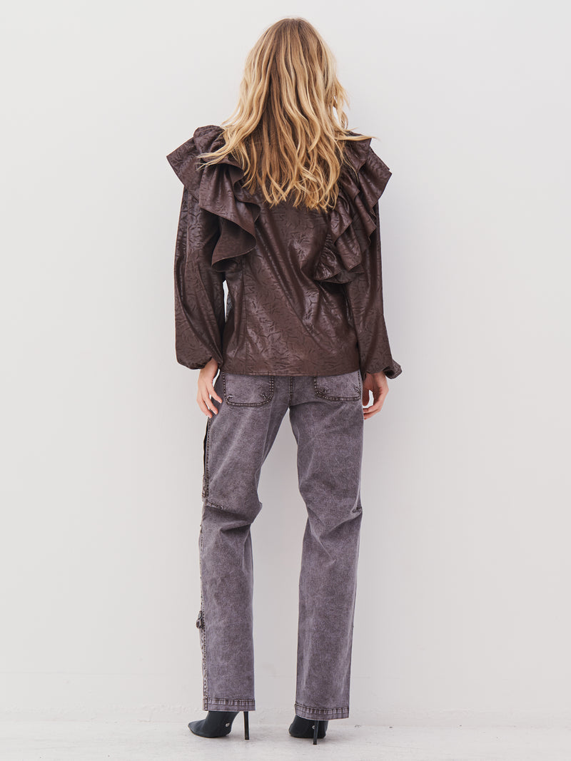 NÜ AMY bukser Bukser 289 Brown Mix