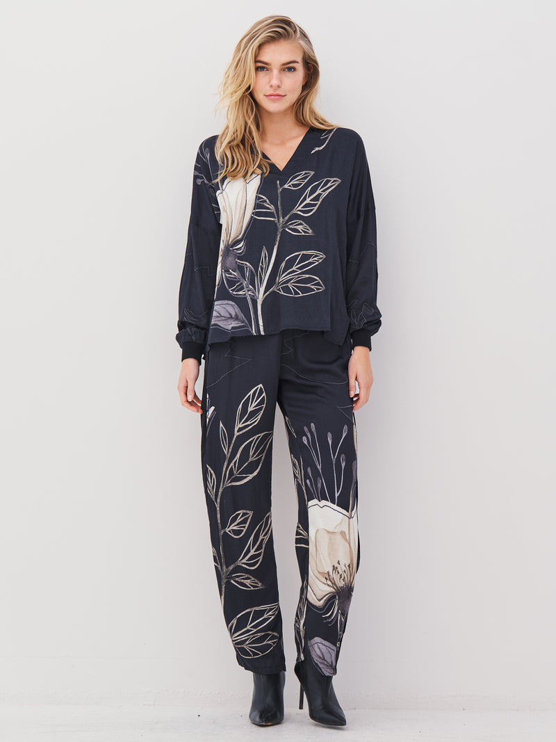 NÜ ANDY bluse Bluser Svart mix