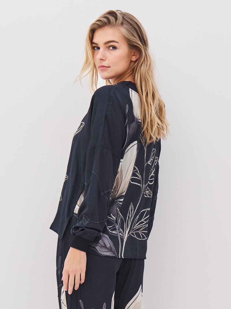 NÜ ANDY bluse Bluser Svart mix