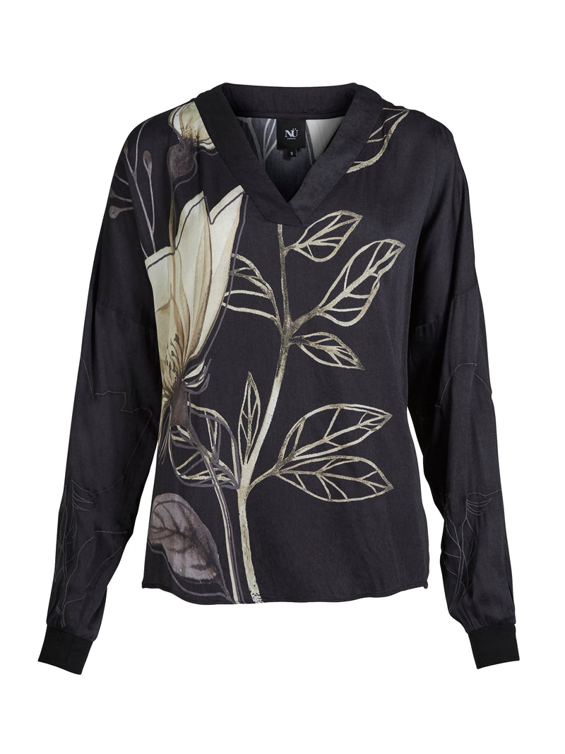 NÜ ANDY bluse Bluser Svart mix