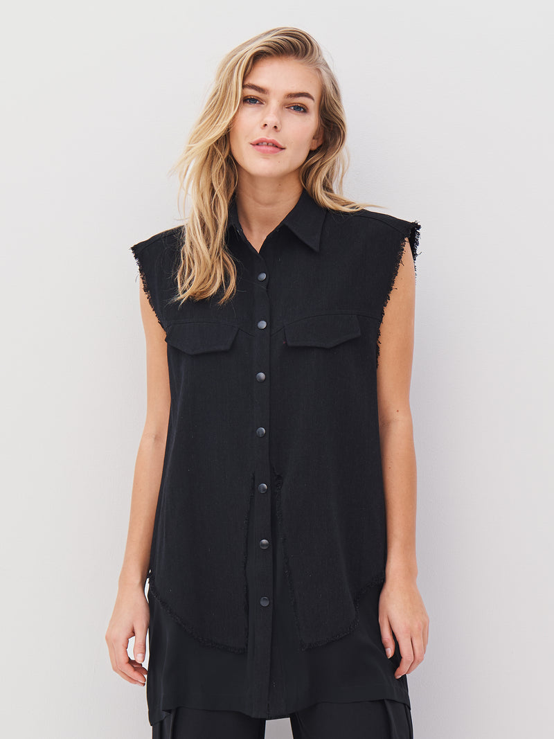 NÜ ANINA vest Veste Svart