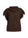 NÜ ANJA strikkebluse Bluser 289 Brown Mix