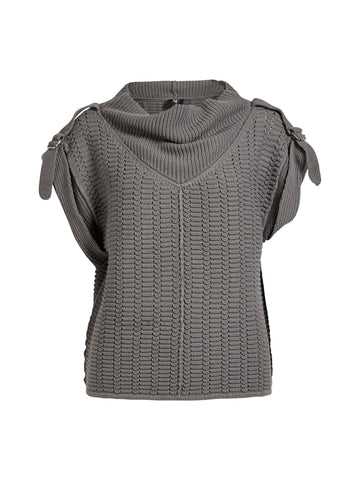 NÜ ANJA strikkebluse Bluser 901 Grey mix