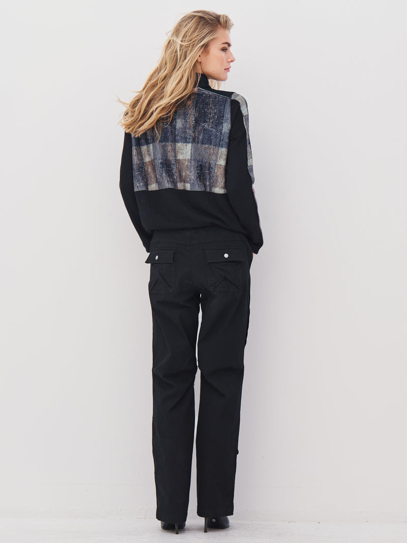 NÜ ANNA bluse Bluser Svart mix