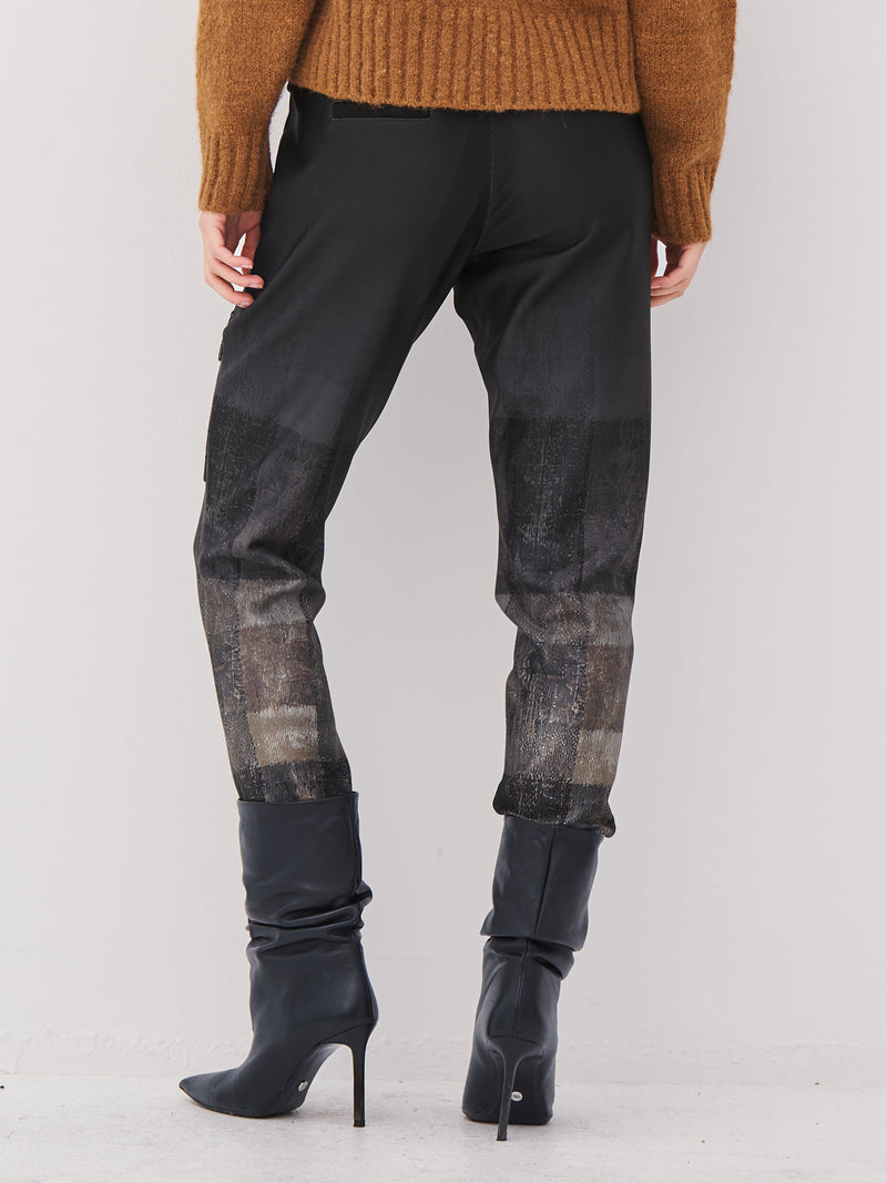 NÜ ANNA trousers Bukser Svart mix