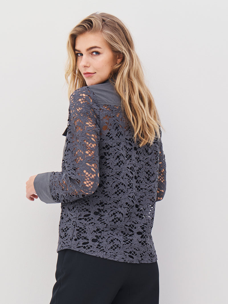 NÜ ANN skjorte Skjorter 901 Grey mix