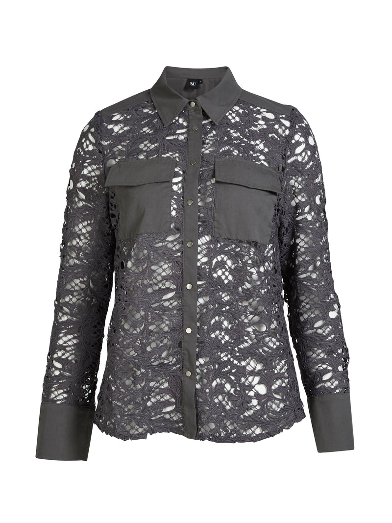 NÜ ANN skjorte Skjorter 901 Grey mix