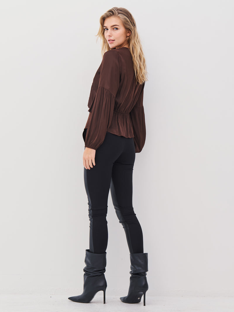 NÜ APRIL leggings Leggings Svart