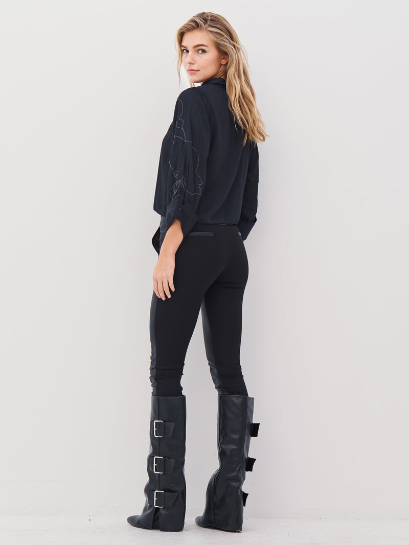 NÜ APRIL leggings Leggings Svart