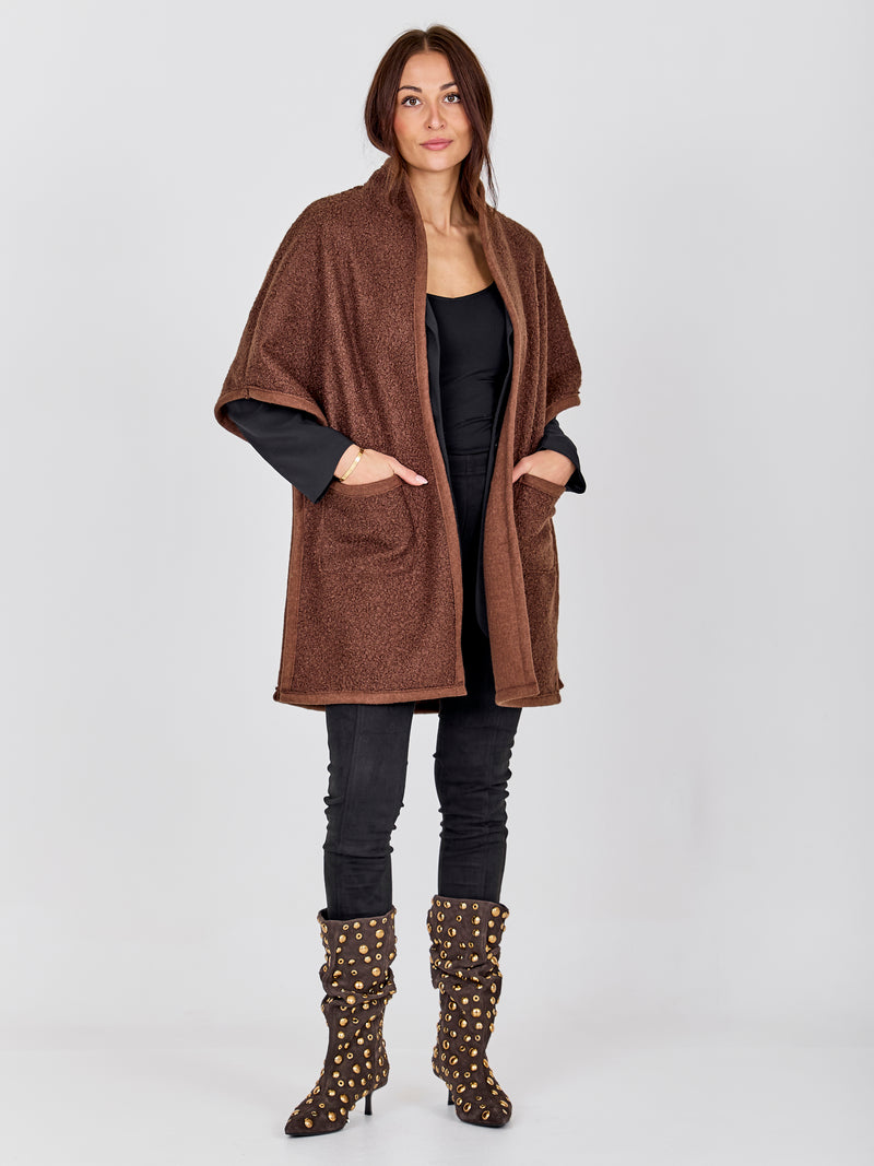 NÜ ARIA vest Veste 224 Dark Brown