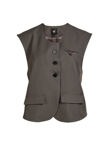 NÜ ARIEL vest Veste 901 Grey