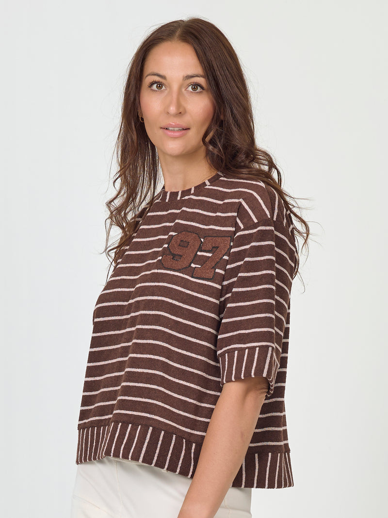 NÜ ASIA bluse Bluser 289 Brown Mix