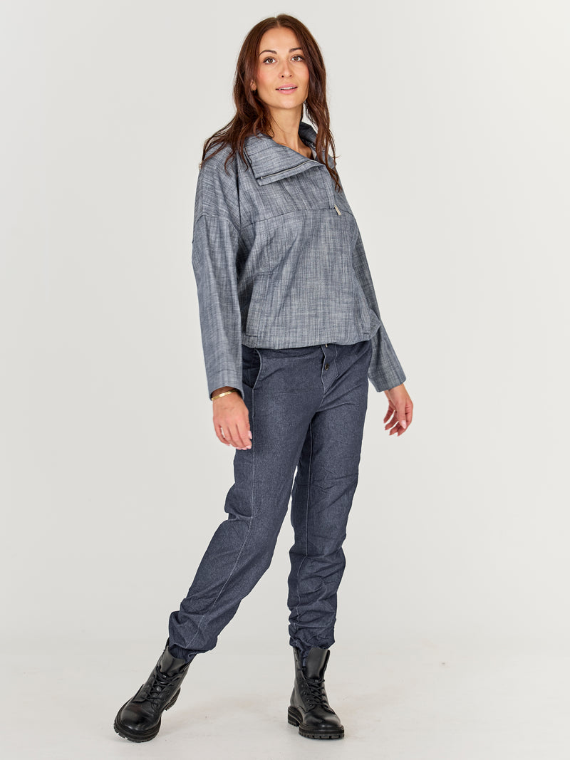 NÜ ASTI Bluse Bluser 486 Denim