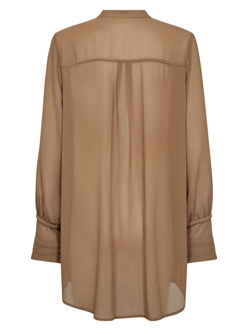NÜ ASTRID lang skjorte Skjorter 220 Camel