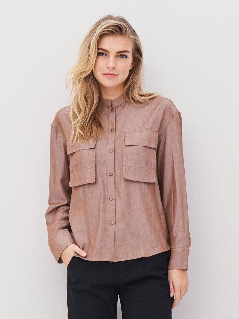 NÜ AVALON skjorte Skjorter 220 Camel