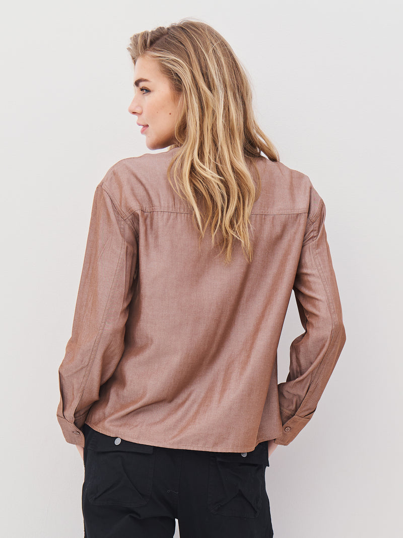 NÜ AVALON skjorte Skjorter 220 Camel