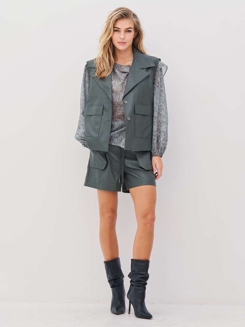 NÜ AVA Shorts Shorts 385 Dark Green