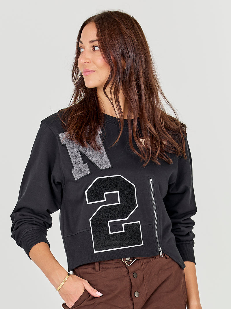 NÜ Asis Sweat Bluser Svart